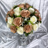 Stunning 1 of 1 Beige & Ivory 360 Flowerhead & Vase Arrangement - 55CM Height