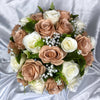 Stunning 1 of 1 Beige & Ivory 360 Flowerhead & Vase Arrangement - 55CM Height