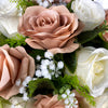 Stunning 1 of 1 Beige & Ivory 360 Flowerhead & Vase Arrangement - 55CM Height