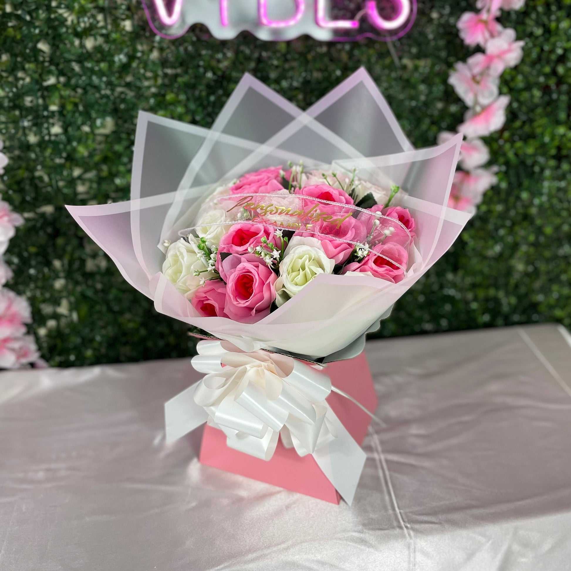 Make Your Own Mix Rose Box Bouquet - Perfect Petals UK