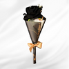 Personalised Forever Rose with Postcard & Diamanté - Luxury Marble Design Paper